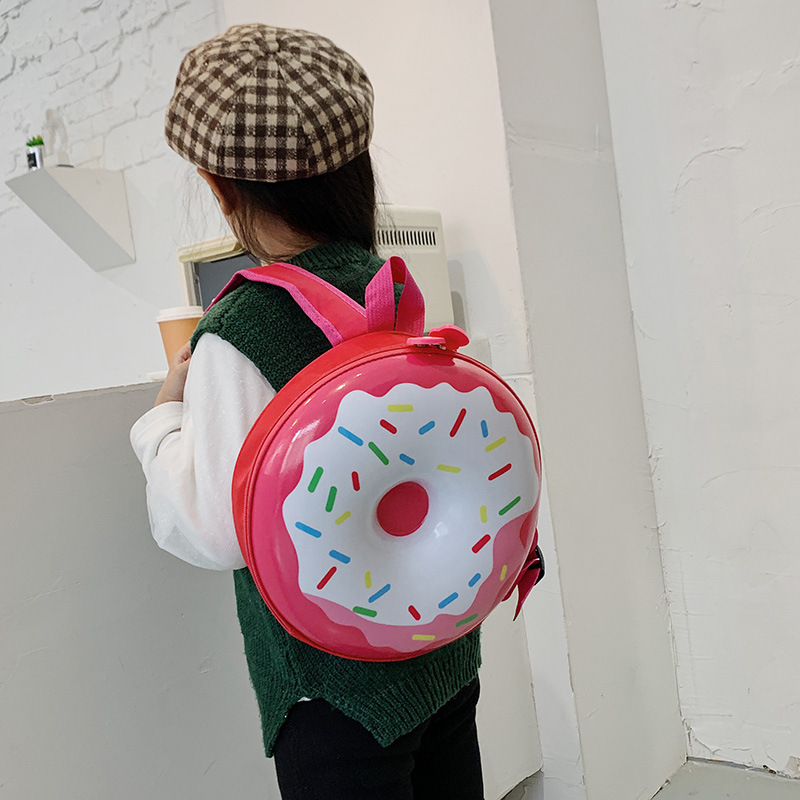 School Backpack Teen - Детский мультяшный рюкзак с милым пончиком,