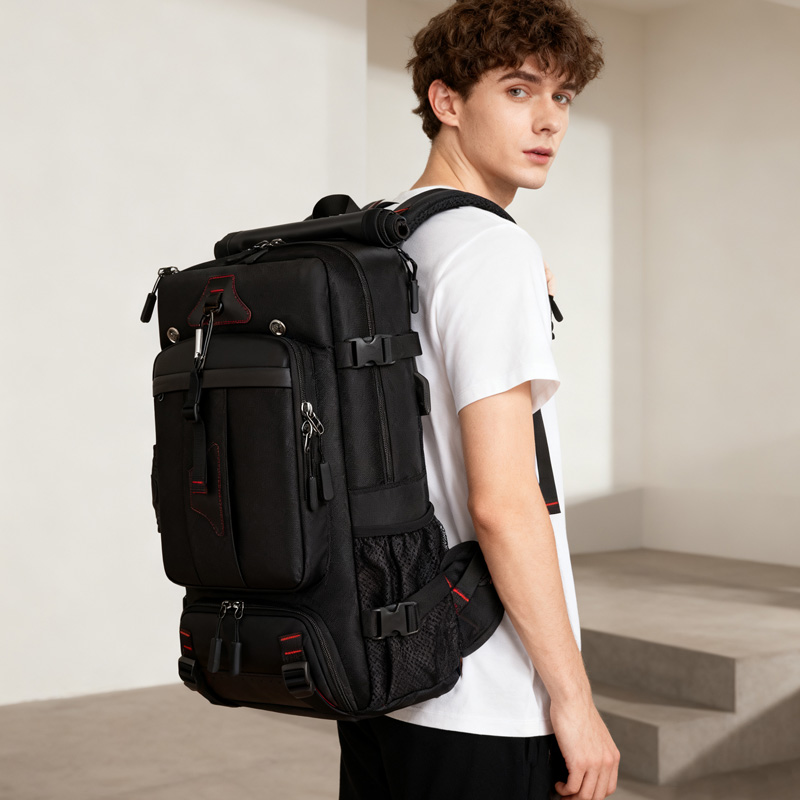 Laptop Backpack 15.6 - Вместительный дорожный рюкзак, трансформируемый в сумку