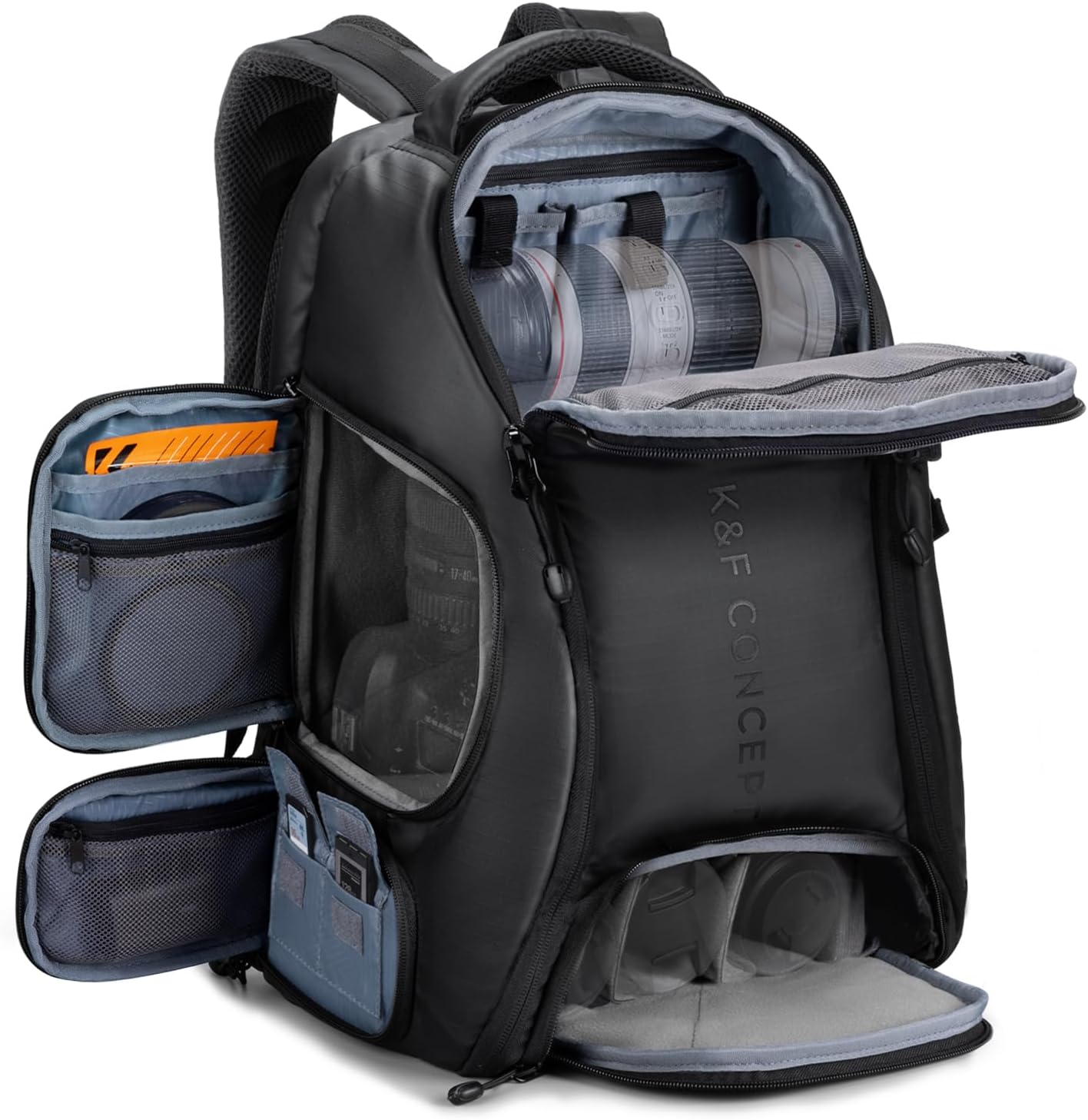 Laptop Backpack 15.6 - Фотосумка-рюкзак K&F CONCEPT, 25 л, большая