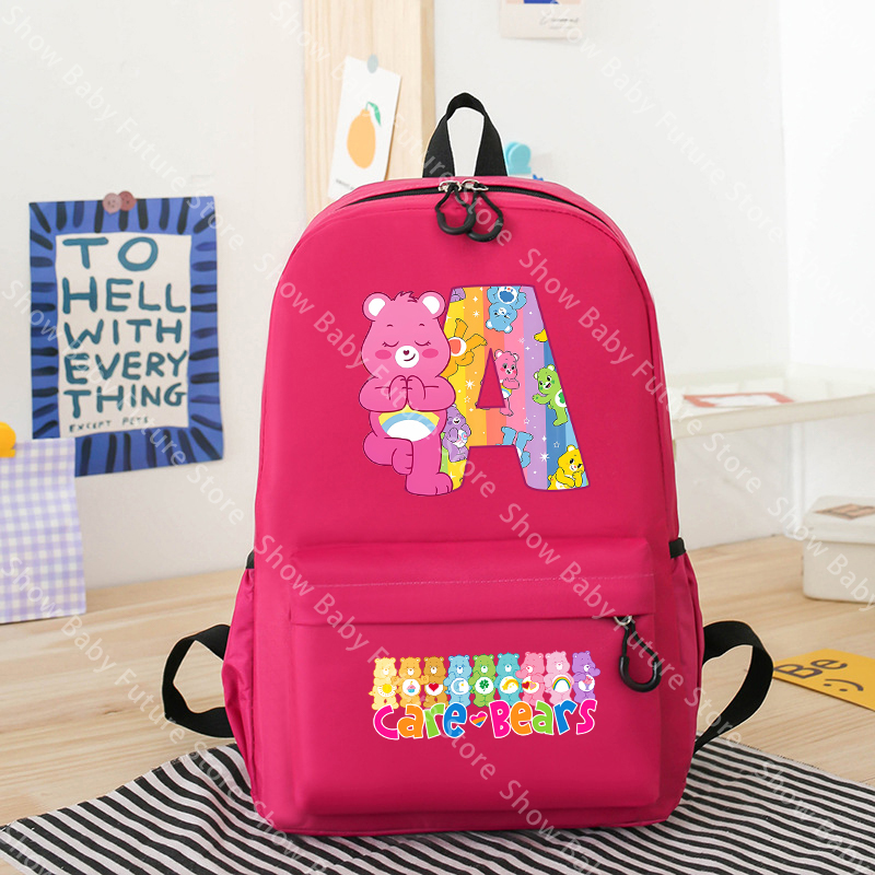 School Backpack Teen - Рюкзак Care Bears Anime Girls для