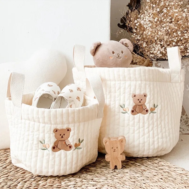 Backpack Diaper Bag - INS детские сумки милый медведь вышивка