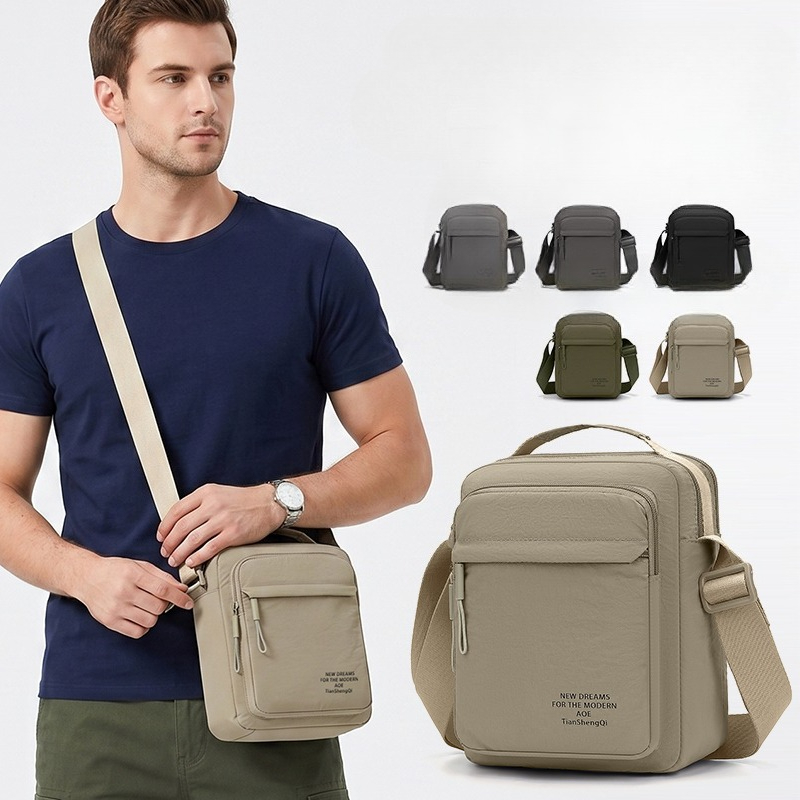 Sling Backpack Shoulder - Мужской нейлоновый рюкзак-слинг: модный, универсальный, летний,