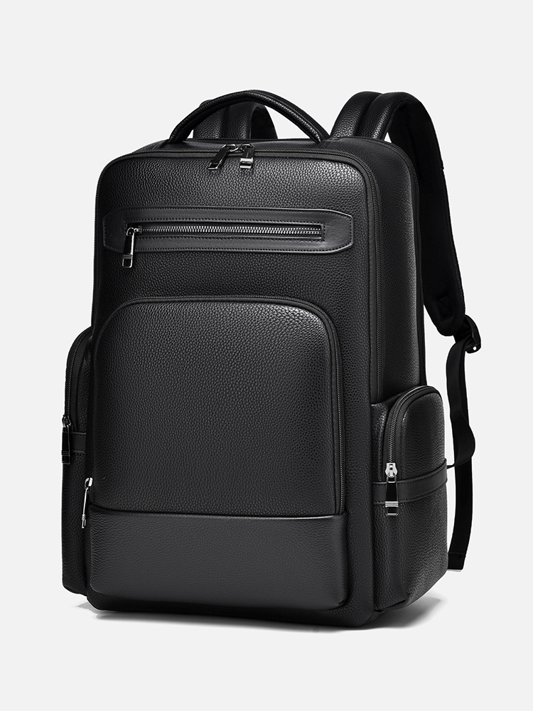 Laptop Backpack 15.6 - Мужской модный рюкзак из искусственной кожи,