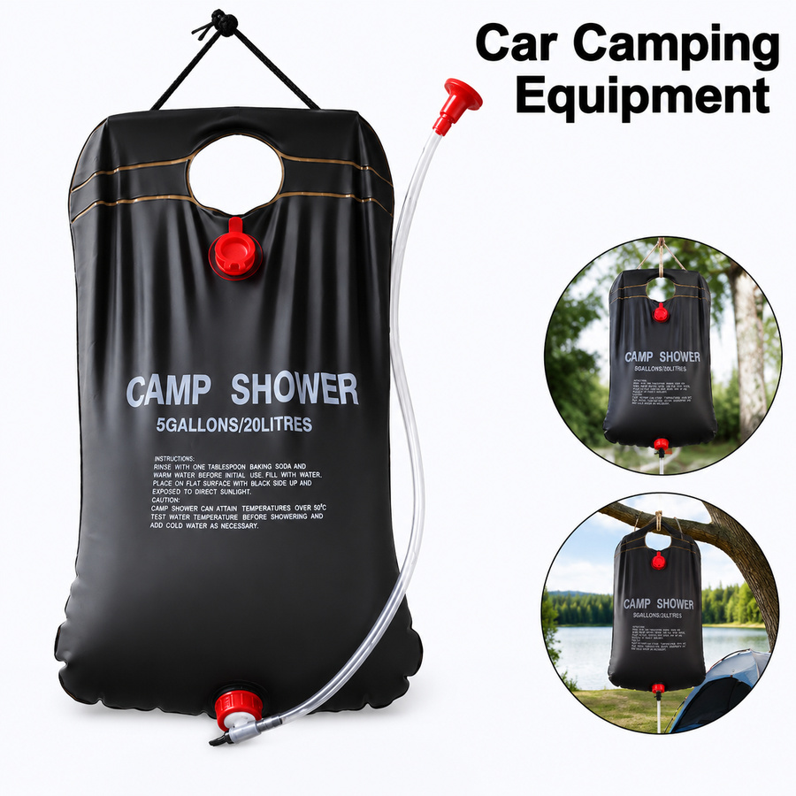 Hydration Pack Outdoor - 20-литровый солнечный душ-мешок для кемпинга, складной