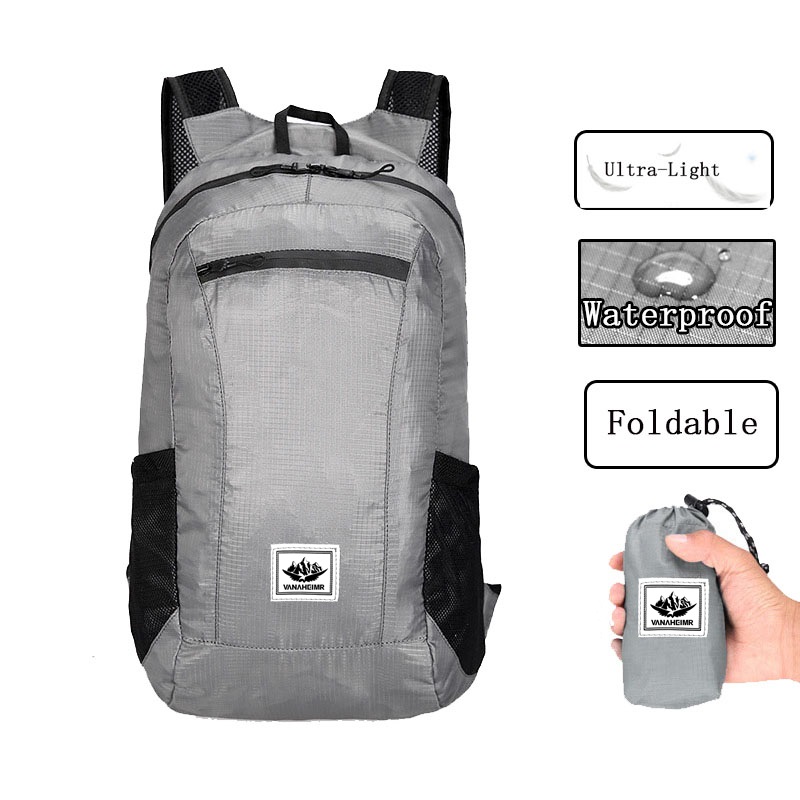 Водонепроницаемый складной рюк – обзор и цена Foldable Backpack Small