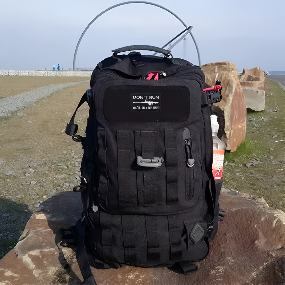 DON'T RUN Fun Meme, тактическа – обзор и цена Rucksack Military Style