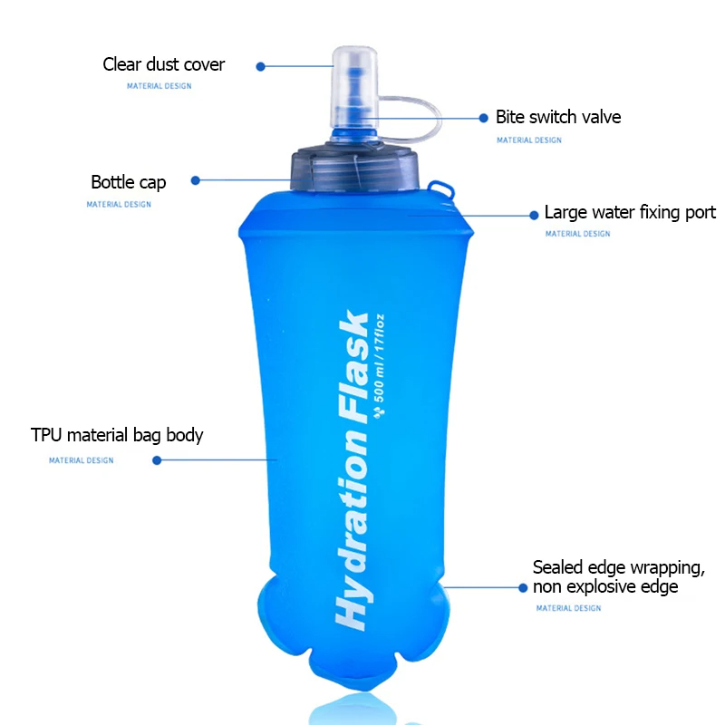 250/500/750 мл ТПУ Спортивная  – обзор и цена Hydration Pack Outdoor