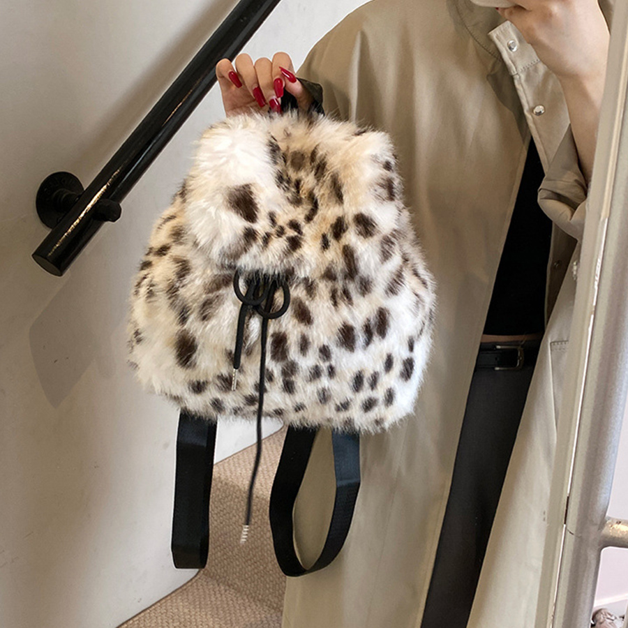 Модный рюкзак на шнурке с леоп – обзор и цена Fashion Backpack Women