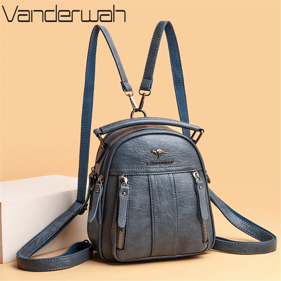 Кожаные рюкзаки 4 в 1, многофу – обзор и цена Mini Backpack Purse