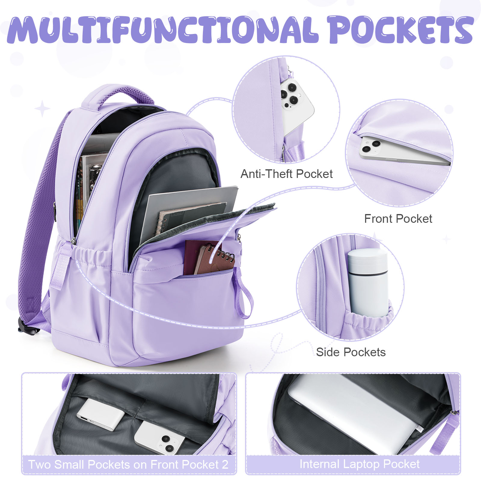 Рюкзаки для подростков, повсед – обзор и цена Canvas Backpack Casual
