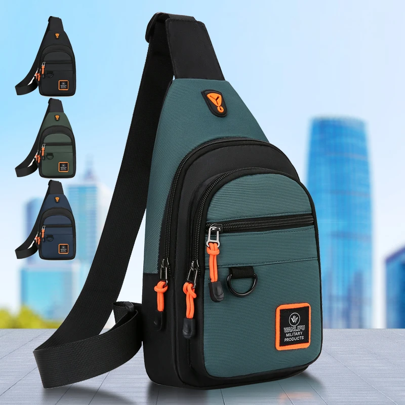 НОВАЯ Мужская нагрудная сумка, – обзор и цена Hiking Backpack Waterproof