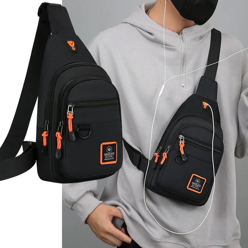 НОВАЯ Мужская нагрудная сумка, – обзор и цена Hiking Backpack Waterproof