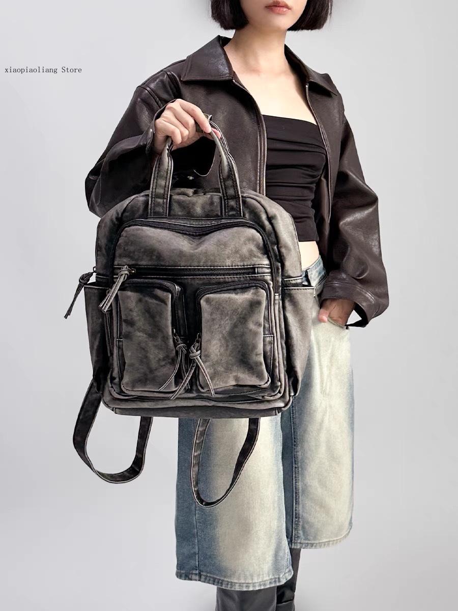 Роскошные рюкзаки из мягкой мы – обзор и цена Leather Backpack Vintage