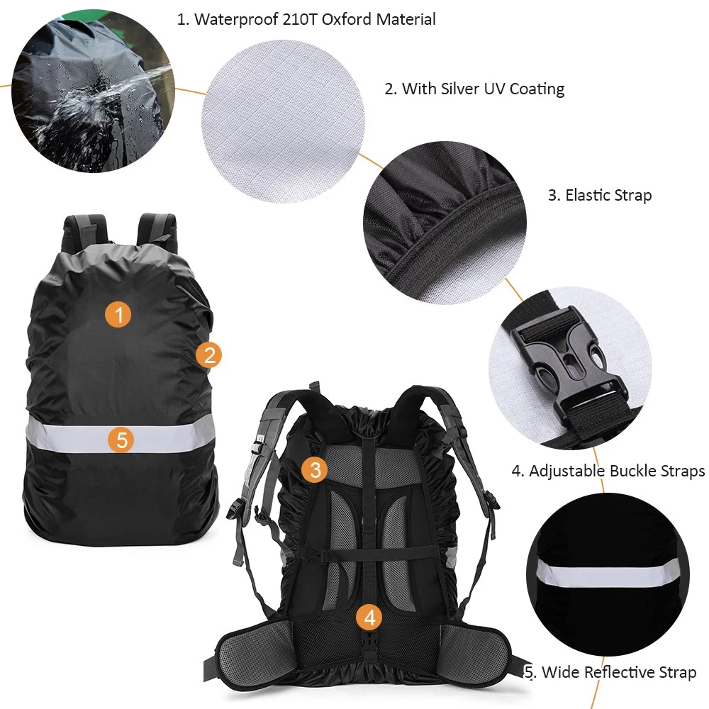 Водонепроницаемый чехол для рю – обзор и цена Rain Cover Backpack
