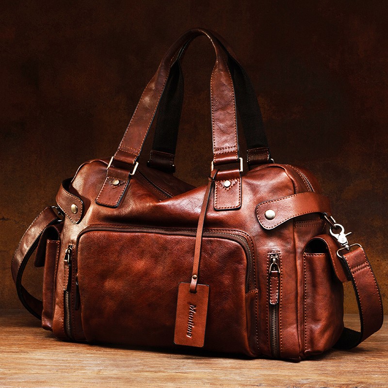 Винтажная мужская сумка из лас – обзор и цена Leather Backpack Vintage