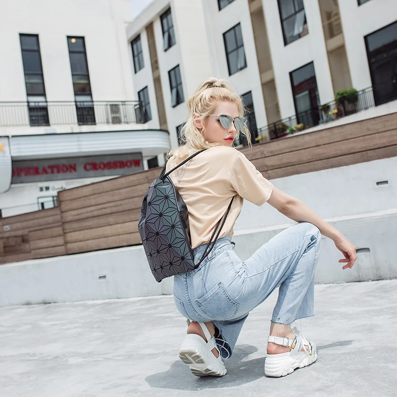 Новые женские рюкзаки на шнурк – обзор и цена Fashion Backpack Women