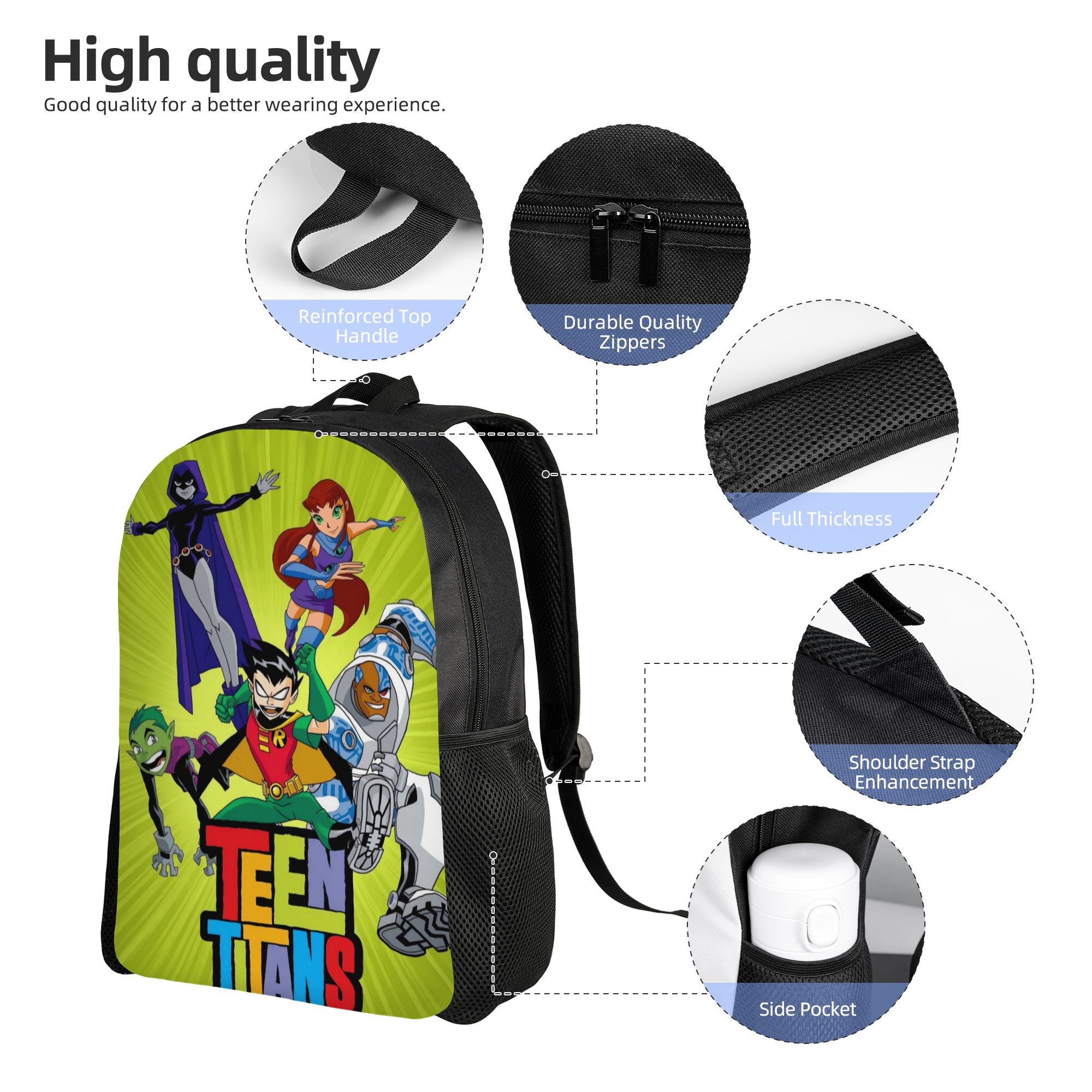 Рюкзак Teen Titans Go Raven's  – обзор и цена School Backpack Teen