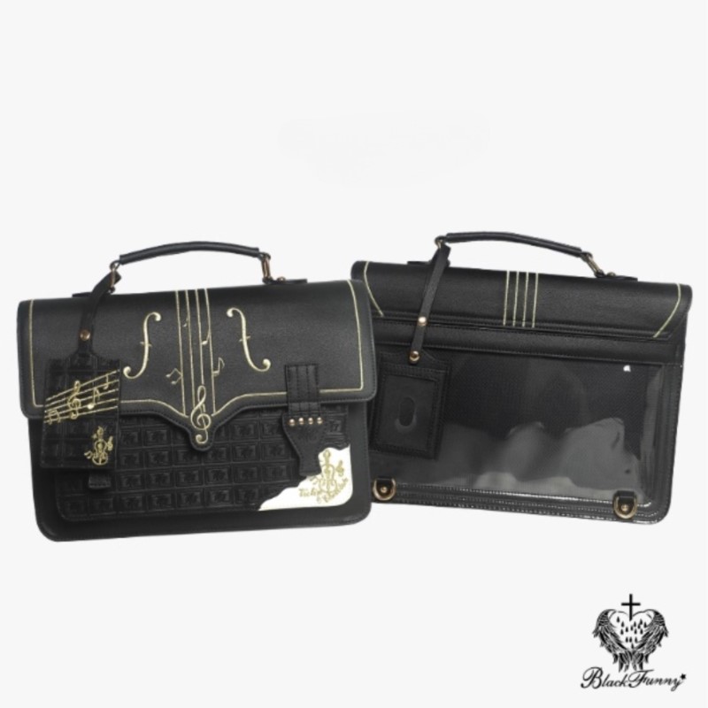 Ретро Harajuku вышитая музыкал – обзор и цена Leather Backpack Vintage