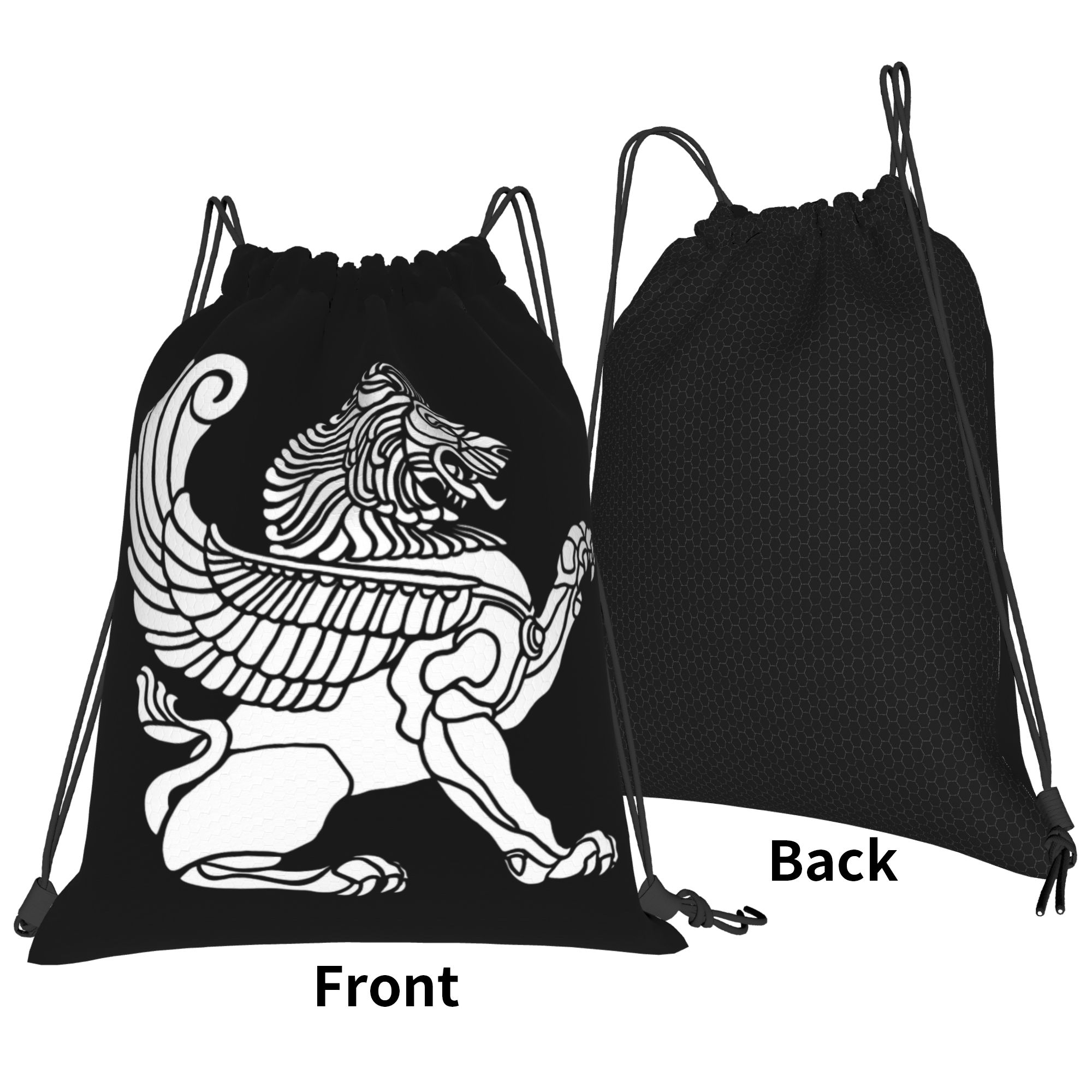 Рюкзак-мешок с символикой перс – обзор и цена Drawstring Gym Bag
