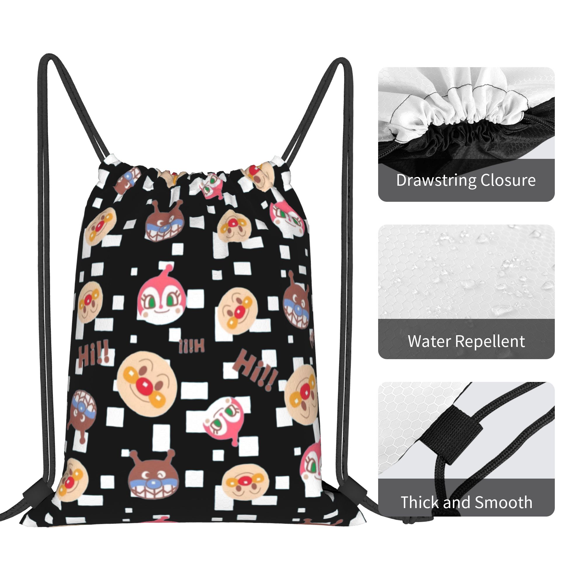 Рюкзаки-мешки на шнурке с изоб – обзор и цена Drawstring Gym Bag