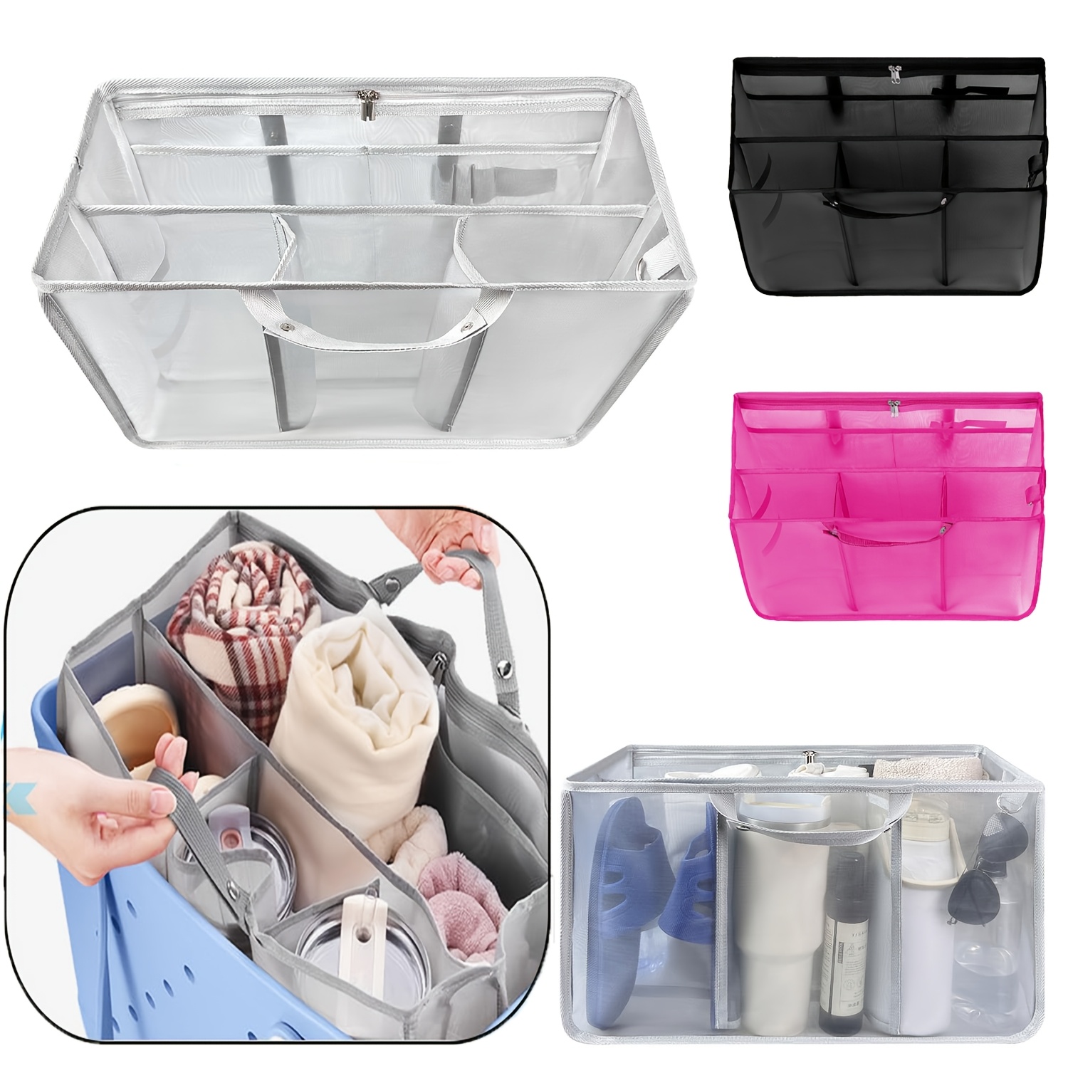 Легкая сетчатая сумка-органайз – обзор и цена Backpack Insert Organizer