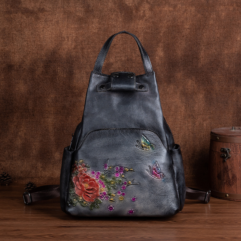 Рюкзак Johnature из натурально – обзор и цена Leather Backpack Vintage