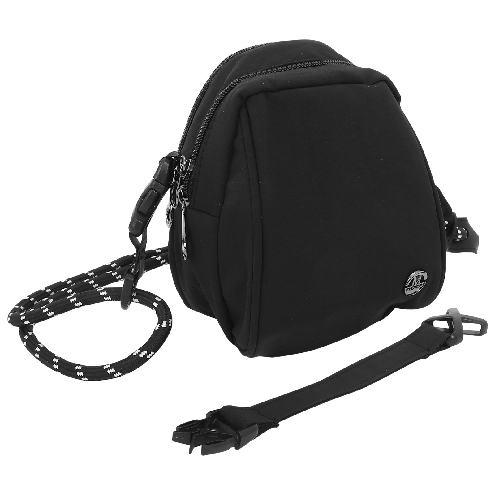 Легкая черная сумка-кроссбоди  – обзор и цена Mini Backpack Purse