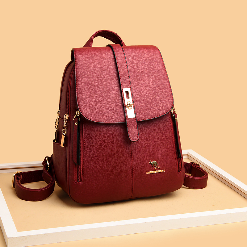 Роскошные женские кожаные рюкз – обзор и цена Leather Backpack Vintage