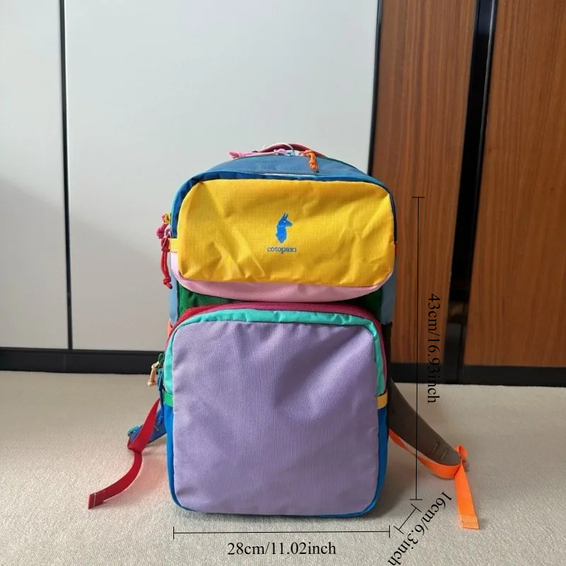 Рюкзак Dopamine Color Block: л – обзор и цена Canvas Backpack Casual