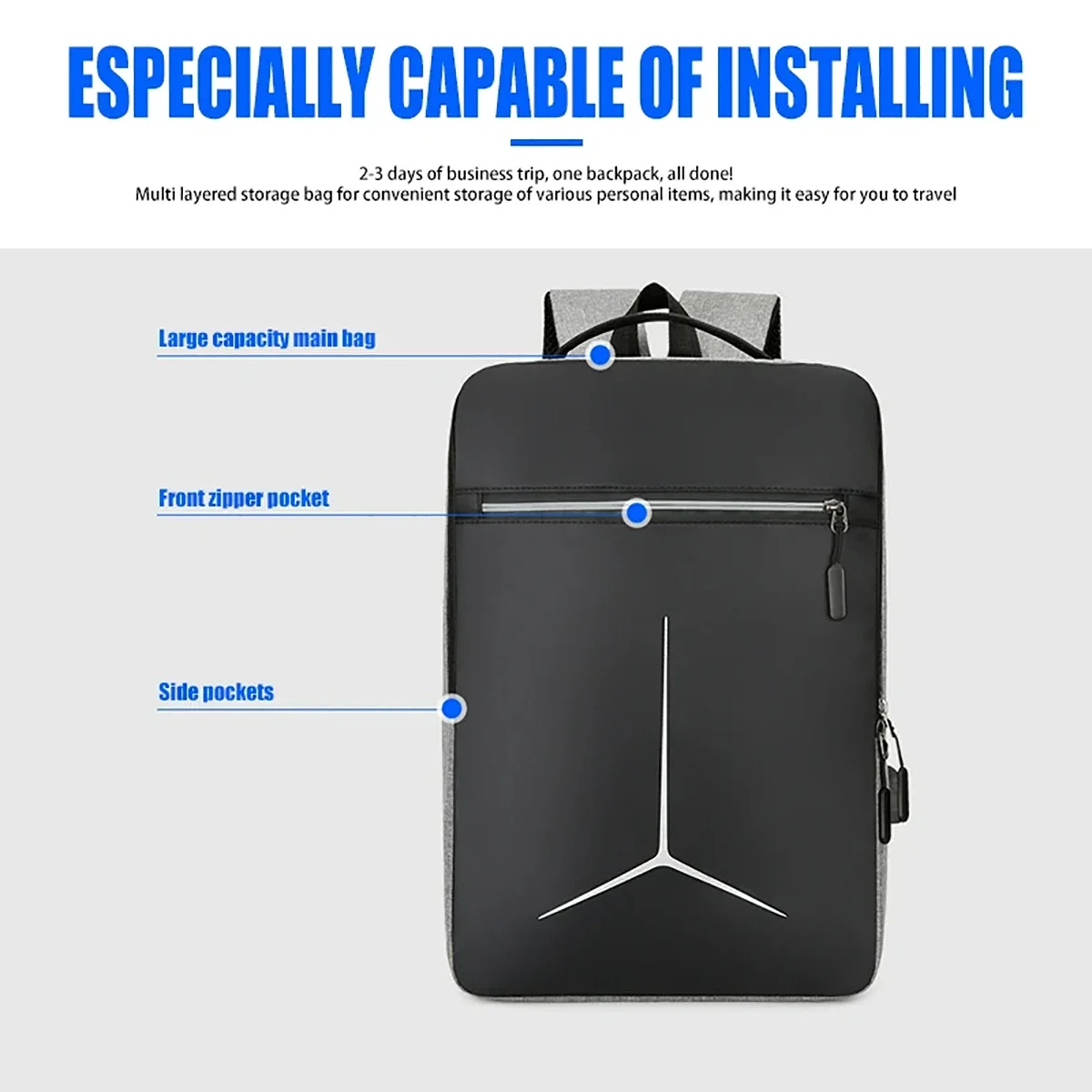 Новый противоугонный USB водон – обзор и цена Travel Backpack Anti Theft