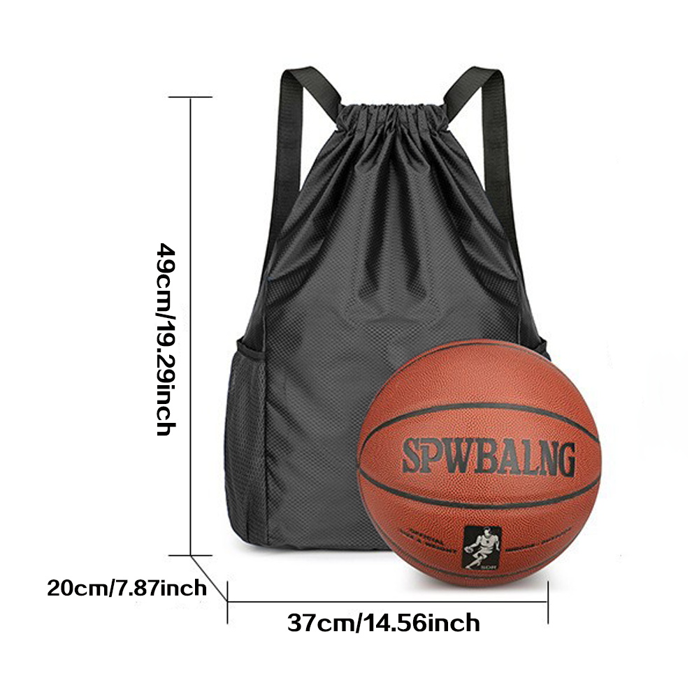 Черная сумка на шнурке, спорти – обзор и цена Drawstring Gym Bag