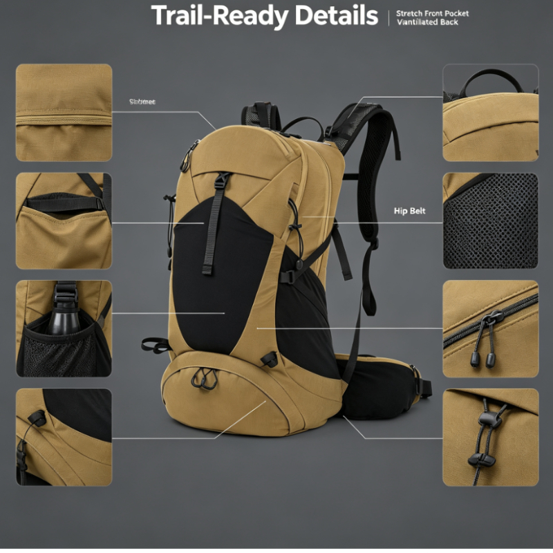 Большой водонепроницаемый, изн – обзор и цена Hiking Backpack Waterproof