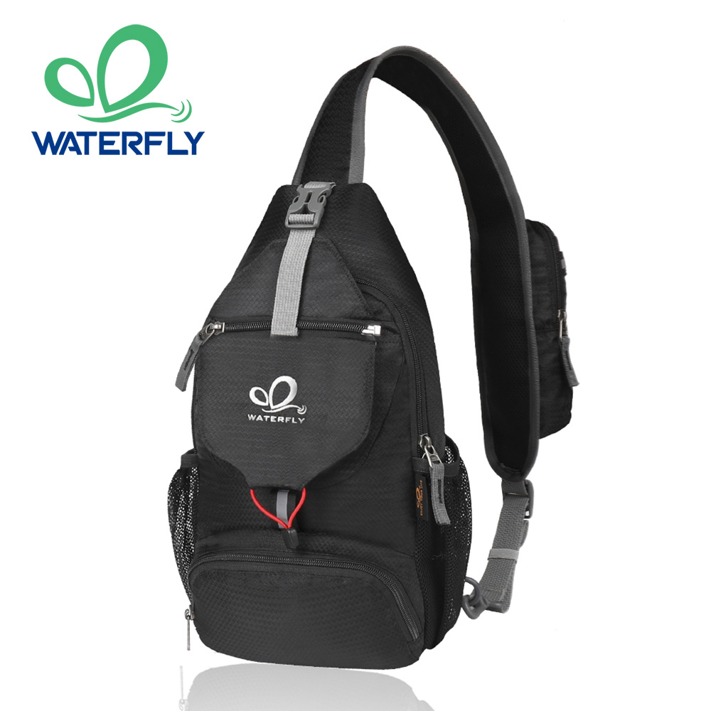Нагрудная сумка WATERFLY, мале – обзор и цена Sling Backpack Shoulder