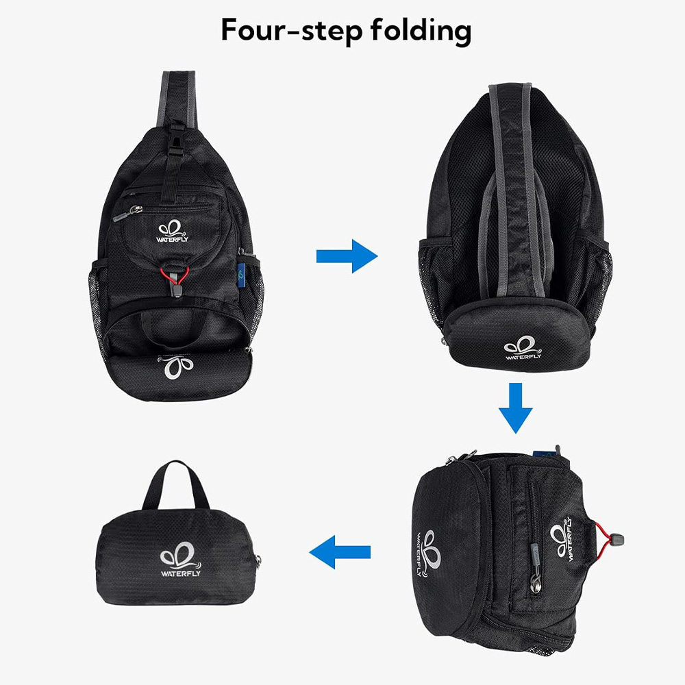 Нагрудная сумка WATERFLY, мале – обзор и цена Sling Backpack Shoulder