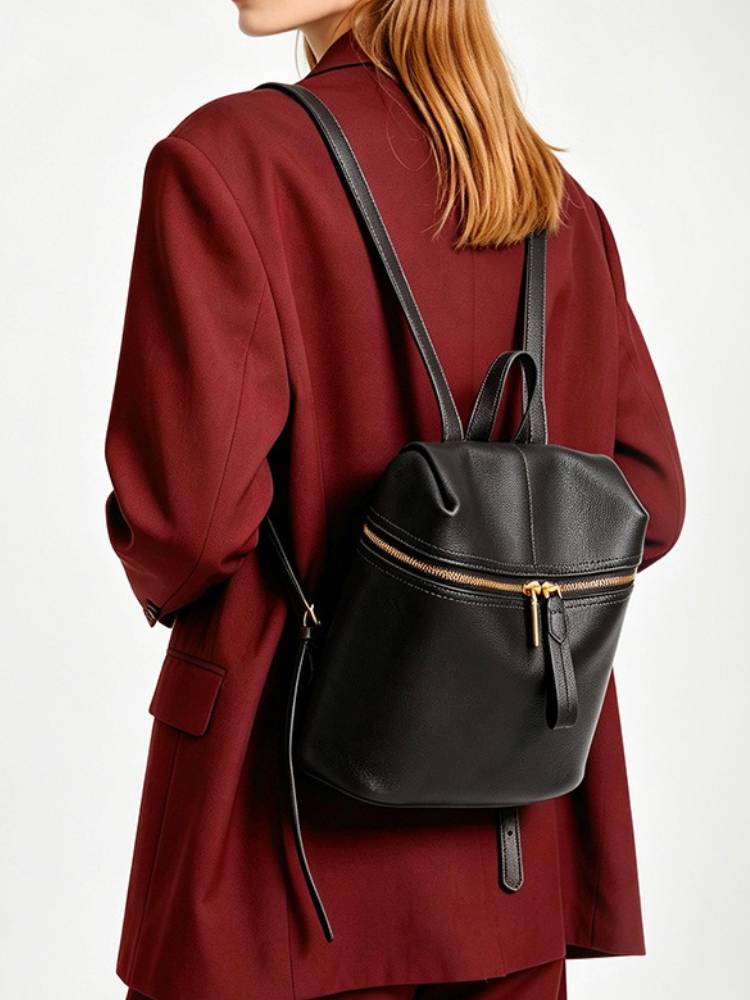 Женский рюкзак Zency из натура – обзор и цена Leather Backpack Vintage