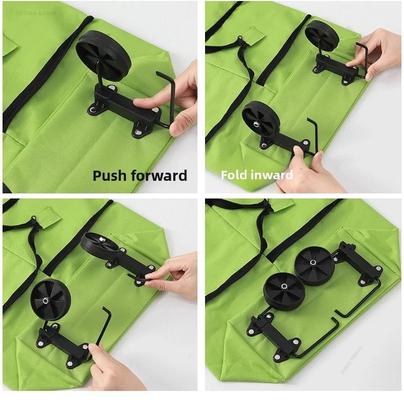 Легкая складная тележка-рюкзак – обзор и цена Foldable Backpack Small