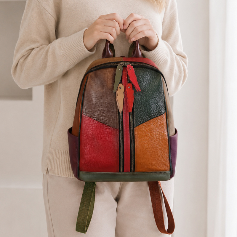 Женский рюкзак из натуральной  – обзор и цена Leather Backpack Vintage